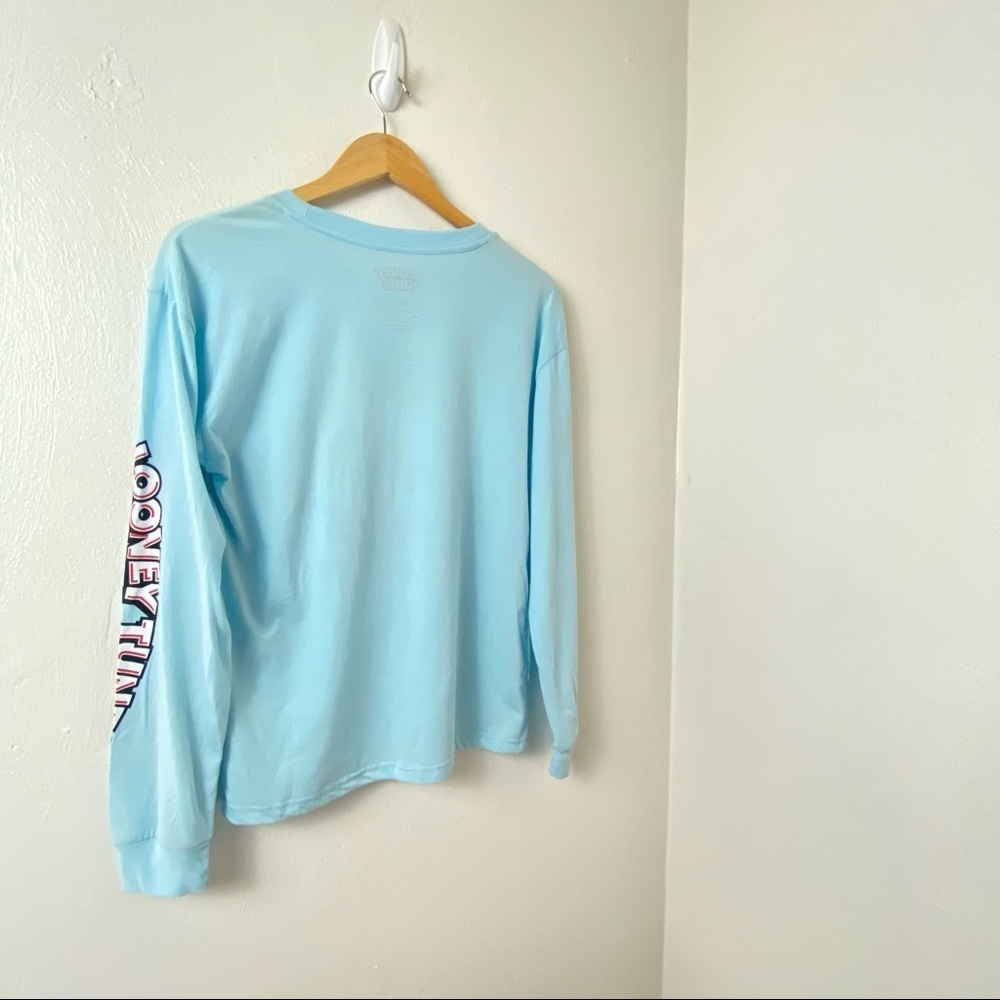Looney Tunes Blue Bug Bunny T Shirt. Sz L - Picture 6 of 6